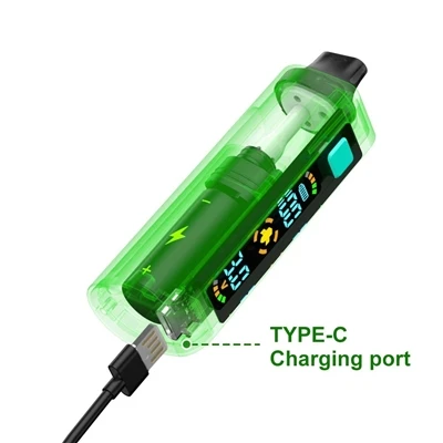 Konbyen tan pou chaje yon plim vape jetab?