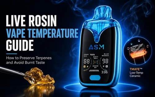 Pi bon Tanperati Vaporizasyon Rosin Viv: Ki jan yo reyalize pi bon gou ak efè