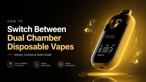 Ki jan ou fè chanje ant vape jetab doub chanm